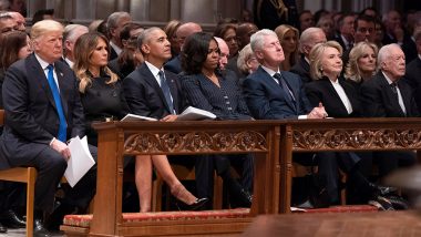 George H W Bush's Funeral Attended by All 5 Living US Presidents From Donald Trump to Jimmy Carter (See Pics)