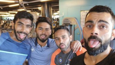 Virat Kohli and Co Tired After Group Circuit Training, Indian Cricket Team Captain Posts the Latest Photo Ahead of Ind vs Aus 1st Test 2018