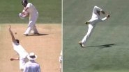Virat Kohli's Fall of Wicket Video: Usman Khawaja Takes an Unbelievable Catch to Dismiss the Indian Captain During IND vs AUS 1st Test Day 1