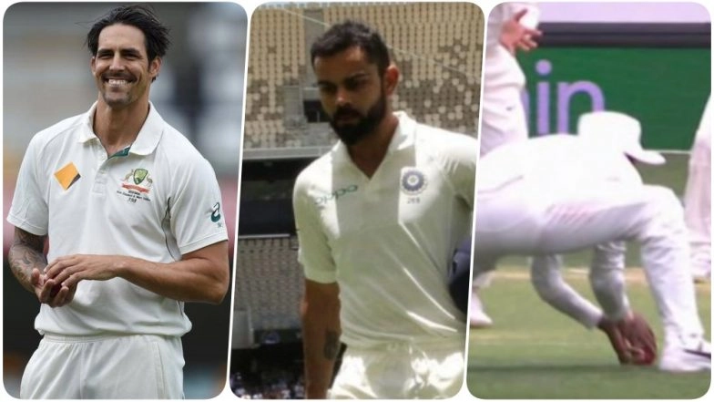 India vs Australia, 2nd Test, Day 3: Mitchell Johnson Tweets Virat Kohli’s Dismissal Was Correct; Gets into Argument with the Netizens