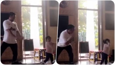MS Dhoni Shakes a Leg With Ziva; Watch the Adorable Video!