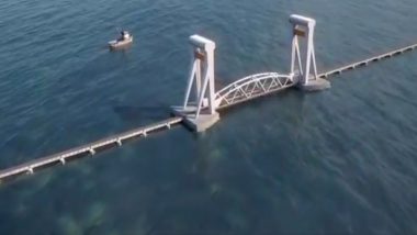 Pamban Sea Bridge Connecting Rameswaram to Mainland India to be Equipped With New 'Vertical-Lift Bridge'