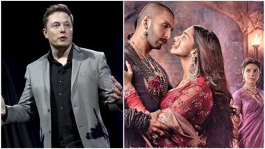 Hey Ranveer Singh, Deepika Padukone and Priyanka Chopra! Elon Musk Has Become a Fan of Your Bajirao Mastani! Read Tweet