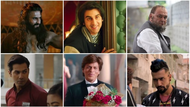 Ranveer Singh in Padmaavat, Ranbir Kapoor in Sanju, Shah Rukh Khan in Zero - 15 Best Performances By An Actor in a Leading Role in 2018
