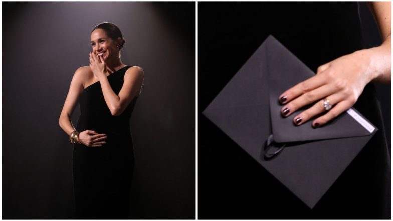 Meghan Markle Just Broke Another Royal Protocol by Painting Her Nails Black at British Fashion Awards