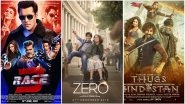 Shah Rukh Khan's Zero Fails To Beat the Opening Day Box Office Collection of Aamir Khan's Thugs of Hindostan and Salman Khan's Race 3