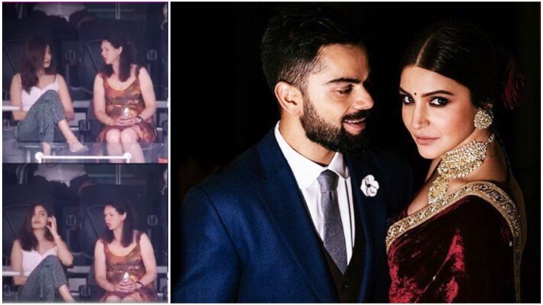 Anushka Sharma Cheers for Virat Kohli at a Stadium in Australia Ahead of Their First Anniversary – View Pic