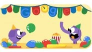 New Year's Eve Celebrated With Colorful Party Doodle by Google on 31st December 2018 to Ring in Happy New Year 2019