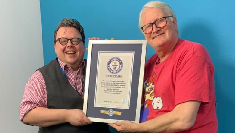 Charles Martinet, the Voice Behind Mario Receives Guinness World Record for 100 Mario Video Game Voiceovers (Watch Video)