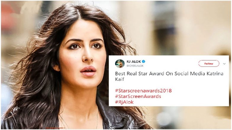 Star Screen Awards 2018: Katrina Kaif Gets 'Best Real Star Award on Social Media' and Twitterati is Figuring Out What It Means - Read Tweets