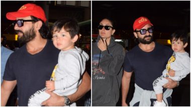 Taimur Ali Khan Returns From His South African Holiday and He is Not Happy - Watch Video