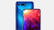 Honor View 20 Smartphone With 48MP Camera Launching in India on January 29; To Be Priced Around Rs 40,000