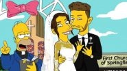 Priyanka Chopra and Nick Jonas&rsquo; Wedding in The Simpsons&rsquo; World! This Artwork Is Going Viral on Instagram