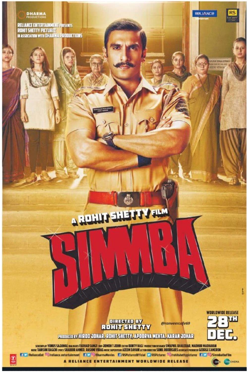 These New Posters Of Ranveer Singh’s Simmba Are Making Us Impatient For ...