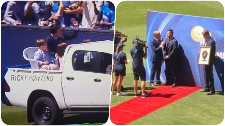 Ricky Ponting Inducted into ICC Hall of Fame (See Pic & Video)