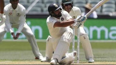 Rohit Sharma Gets Out After Hitting a Reckless Shot During India vs Australia 2018, 1st Test (Watch Video Highlights)