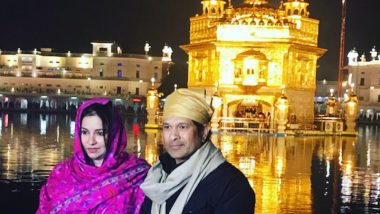 Sachin Tendulkar and Wife Anjali Offer Prayers at Golden Temple in Amritsar, See Pics