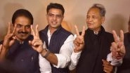 Rajasthan Assembly Elections 2018 Results Highlights: Ashok Gehlot or Sachin Pilot? Rahul Gandhi to Take Final Call on CM-Designate Tomorrow