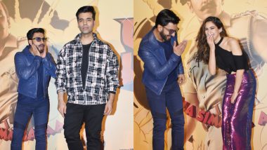 Simmba Trailer Launch: 5 Funny Moments Featuring Ranveer Singh, Karan Johar, Sara Ali Khan – Watch Videos