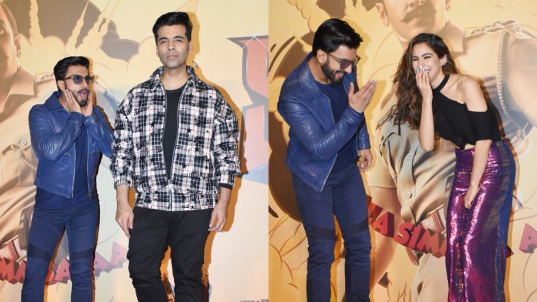 Simmba Trailer Launch: 5 Funny Moments Featuring Ranveer Singh, Karan Johar, Sara Ali Khan – Watch Videos