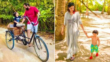 Taimur is Full of the Joys of Spring In His Holiday Pictures With Kareena and Saif