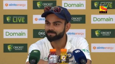 Virat Kohli Ignores Question on KL Rahul & Murali Vijay’s Poor Form After Losing Perth Test, Watch Video