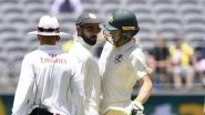 Virat Kohli vs Tim Paine War Intensifies on the Day 4 of India vs Australia 2018, 2nd Test; Umpires Intervene (Watch Video)