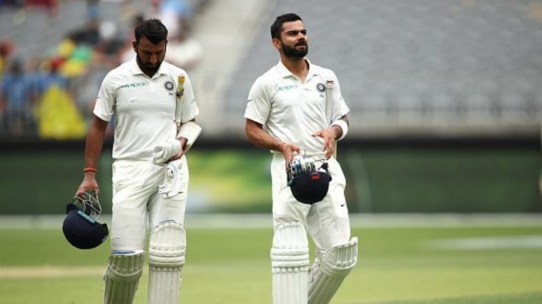 Latest ICC Test Cricket 2018 Rankings: Virat Kohli Remains Top Batsman, Cheteshwar Pujara Breaks Into Top-5 List After Perth Test Match