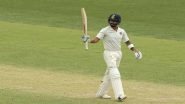 Virat Kohli Reached his 20th Half-Century with a Classic Shot During India vs Australia, 2nd Test Day 2! (Watch Video)