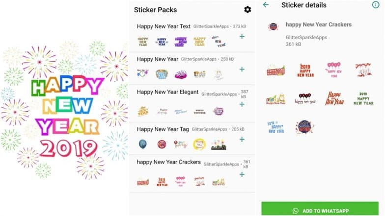 Happy New Year 2019 WhatsApp Stickers Free Android