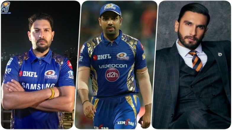 Yuvraj Singh Wears Mumbai Indians’ Jersey; Rohit Sharma Welcomes him in the Team & Ranveer Singh Can’t Keep Calm!