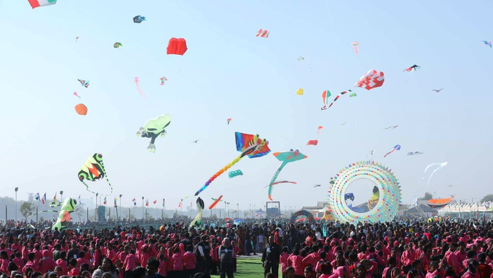International Kite Festival 2019 Vibrant Kites Grace the Skies in