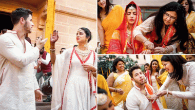 Priyanka Chopra and Nick Jonas Are Beaming With Joy in These Unseen Haldi Ceremony Pics