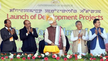 Narendra Modi Inaugurates 8 Pending Projects in Manipur, Blames Previous Congress Govts For Delay