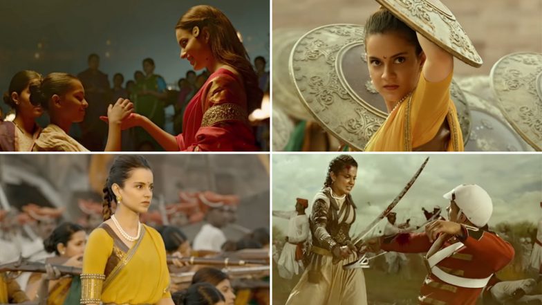 Manikarnika Song Vijayi Bhava: Kangana Ranaut is Fiercely Determined and Ready For a War Against her Mighty Enemy
