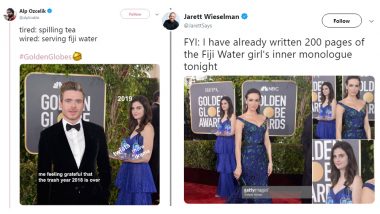 Golden Globes Photobomber AKA Fiji Water Girl Kelleth Cuthbert Inspires HILARIOUS Memes