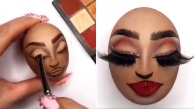 Makeup on Egg? After an Egg Kylie Jenner, Cannot Handle This Egg Getting a Full Face Makeup | 🛍️