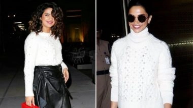 Deepika Padukone Picks The Same Rag & Bone Sweater as Priyanka Chopra and This Proves 'Great Minds Think Alike'