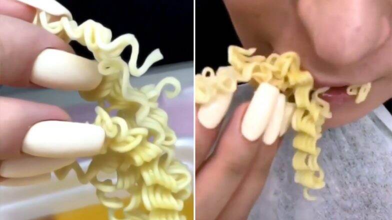 Cooking Ramen Noodles on Nails is The Latest Manicure Trend ThatтАЩs Making Us Lose Our Appetite Cooking Ramen Noodles on Nails is The Latest Manicure Trend ThatтАЩs Making Us Lose Our Appetite