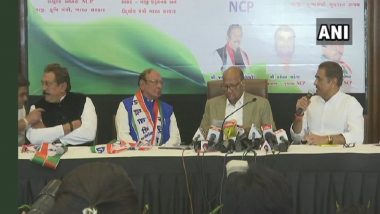 Former Gujarat CM Shankarsinh Vaghela Joins NCP in Presence of Sharad Pawar