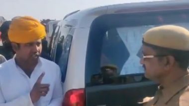 Rajasthan Minister Ashok Chandna Threatens Cop, Says Would Spoil Career if Heard Again of Taking Bribe (Watch Video)