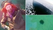Man Walks on Frozen Baikal Lake in Russia, the Deepest Freshwater Lake in the World- Watch Stunning Video From Siberia