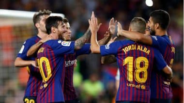 Girona vs Barcelona Live Streaming Online: How to Get Spanish La Liga 2018–19 Match Live Telecast on TV & Free Football Score Updates in Indian Time?