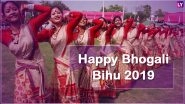 Magh Bihu 2019 Images & HD Wallpapers Free Download Online: Wish Happy Bhogali Bihu With Beautiful GIF Greetings & WhatsApp Sticker Messages