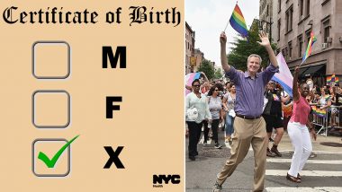 New York City Lets Residents Now Select the Third Gender on Birth Certificates, Mayor Bill DeBlasio Calls It 'Example of Freedom'