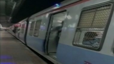 Blue Light Indicators Installed on Doors of Mumbai Local Trains to Alert Passengers About Departure