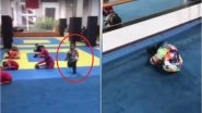 Little Chinese Boy Darting Into Yoga Class Late And Transforming into a Pose Leaves Social Media Laughing (Watch Video)