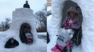 US Dad Builds Igloo For Disabled Daughter, Social Media Calls Him 'Best Dad'