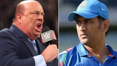 MS Dhoni is 'Amazing', Says Paul Heyman, Brock Lesnar's Manager Asks for Royalty From ICC For Using his Phrase