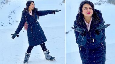 Divyanka Tripathi Looks Excited as a Kid in These Snowy Pictures Straight From Switzerland!